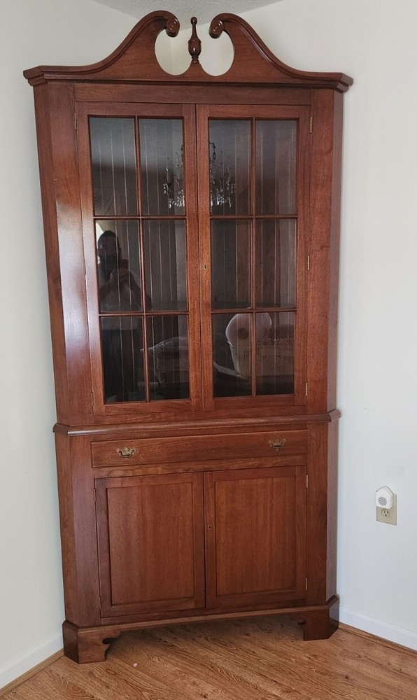 Antique Corner China Press Hutch Storage Cupboard Victorain Style