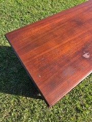 Vintage Mid-Century Modern Record Cabinet / Open Bookshelf