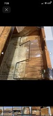 Antique 19th Century Amberg’s Oak Postal Service Letter File Cabinet 30x13x43