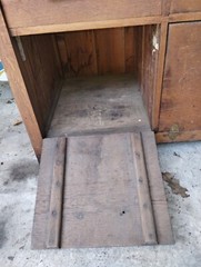 Machine Age oak Typesetter cabinet–UNIQUE!