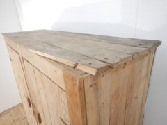 Large Vintage 1940’s Yellow Pine Canning Cupboard Cabinet