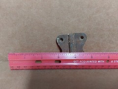 2 Copper vintage antique original Hoosier kitchen cabinet lower door hinges