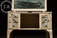 Early 20th Century Medical Sideboard Cabinet with Mirror
