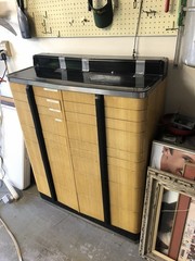 American Cabinet Company Antique Art Deco Medical Dental Cabinet See Description