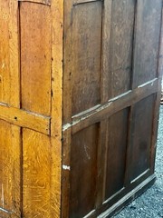 Large solid wood, antique multi drawer card catalog cabinet
