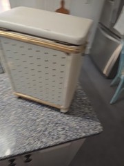 Mini Hamper From 50s 60s BORG / Vogue 12″ Tall x 10″ Wide x 6″ Deep