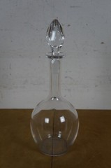 Vintage Baccarat France Clear Crystal Wine Whiskey Liquor Decanter Bottle 13″