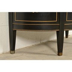 Imperial Furniture Grand Rapids French Regency Chinoiserie Demilune Cabinet