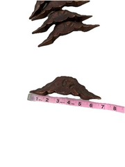 Antique Hand Carved Wood Apothecary Cabinet Handles Lot Of 8 Drawer Pulls