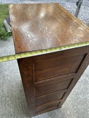 Antique Quarter Sawn Oak 24 Drawer Catalog / File / Folio Cabinet ~ Cape Cod