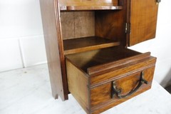 Antique wooden wall cabinet hanging cabinet vintage