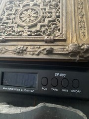 Antique Renaissance Style Wall Safe Bronze Wall Mount Cabinet Lock Box Lions