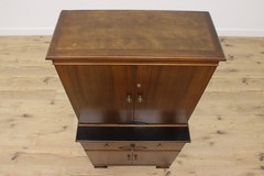 Art Deco Vintage Mahogany Medical Bath Cabinet, Hamilton #55261