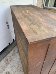 Antique The Tubs MFG Company Ludington, MI Oak Cabinet