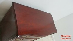 Antique Mahogany Carved French Sideboard Server Bachelors Chest Console
