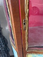 French Louis XV Style Vitrine Curio Cabinet