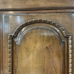 Auffrey & Co Fine French Furniture China Cabinet Solid Carved Wood Tons Storage