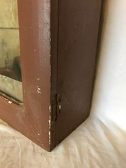 VTG Chocolate 11×23 Wood Wall Mounted Medicine Cabinet Old Cupboard 1550-25B