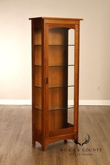 Stickley Mission Collection Oak Display Cabinet