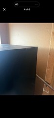 Contemporary Modern Glass Front Cabinet