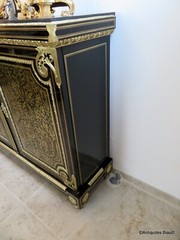 Furniture L XIV 2 doors in brown tortoiseshell Boulle marquetry 19th Napoléon