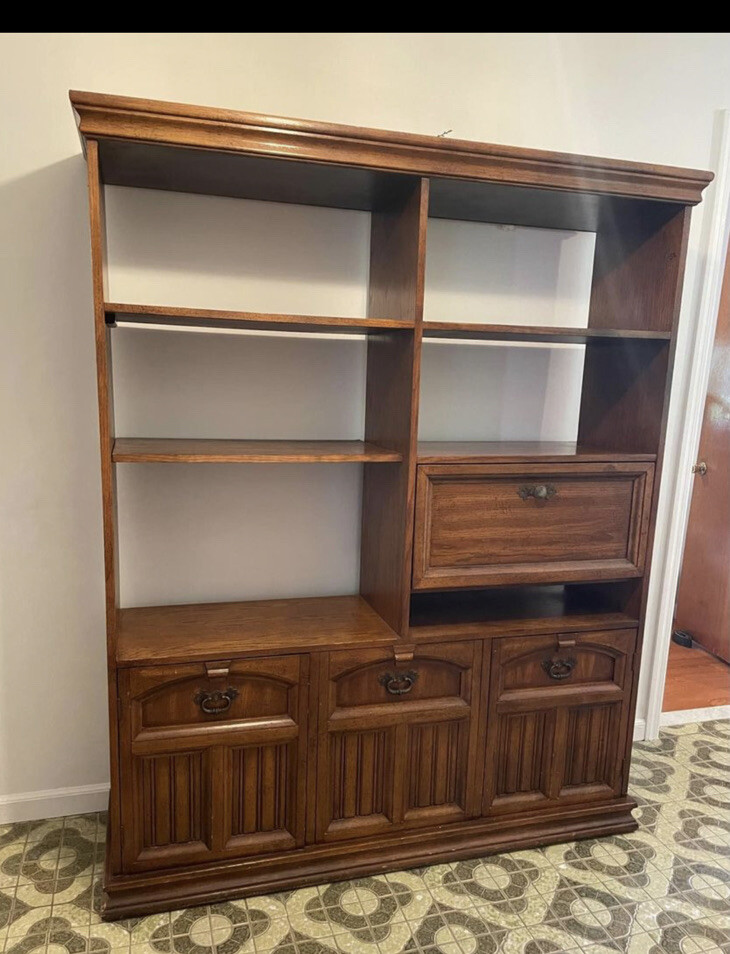antique hutch cabinet