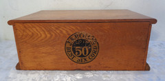 Antique JP Coats 2 Drawer Wood Spool Cotton Cabinet CounterTop Store Display