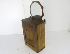 Apothecary Bathroom Medicine Kitchen Cabinet Art deco Hand carved Wood Gorgeous