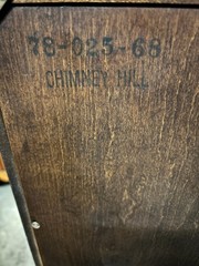 KINDEL FURNITURE CHIMNEY HILL CHERRY SHAKER STYLE 2 PIECE DUTCH CUPBOARD