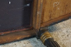 Antique Grand Rapids Furniture Shops Martha Washington Mahogany Sewing Cabinet