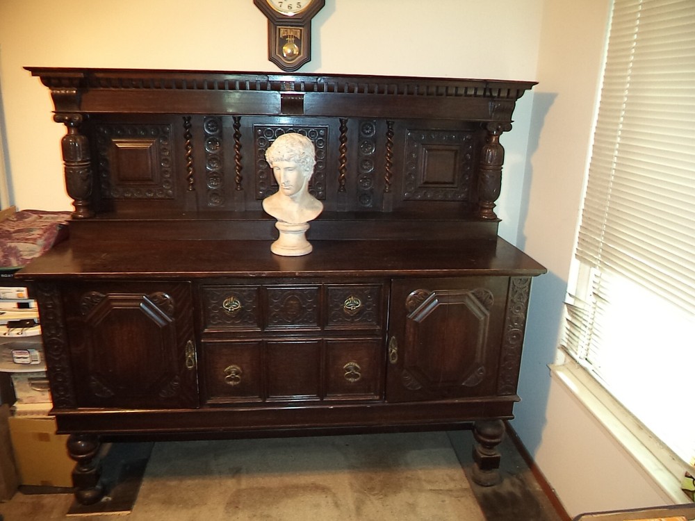 antique french oak  cabinet (good for restorant, bar, home)