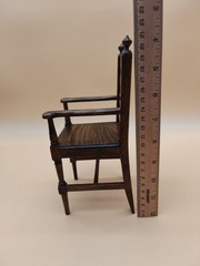 Vintage Apprentice Miniature Dinning Table Handmade Wooden Accessories #2