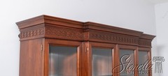 70401: HENKEL HARRIS Cherry Large China Cabinet Breakfront
