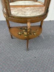 67291 Louuis XV Hand Made Curio Cabinet