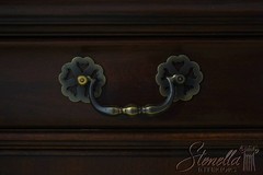 71978: KARGES 4 Door Mahogany Breakfront China Cabinet