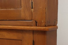 Farmhouse Antique Kitchen Corner Cupboard or Pantry Cabinet #55018