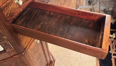Antique Oak Clark Model “A” Octagon Revolving Dental Cabinet