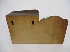 Art Deco Kitchen Apothecary Medicine Wall Bathroom Cabinet Wood Mirror letter bo