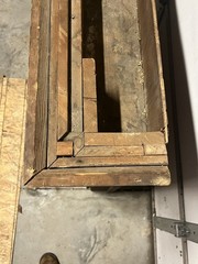 Antique Post Office Boxes Wood Cabinet Vintage United States Cubby Box 153 Slots