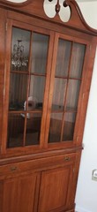 Antique Corner China Press Hutch Storage Cupboard Victorain Style
