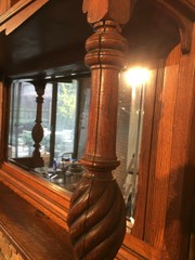 MANTLE HUTCH – SIDEBOARD WITH MIRROR AND STORAGE CABINETS