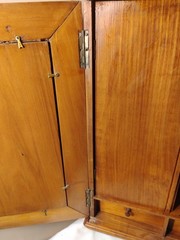 Fab Antique Arts & Crafts Wood Dutch Wall Cabinet Intricate Hd/Carved MUST SEE