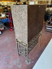 Authentic Maitland-Smith Vintage Elephant Bar Cabinet