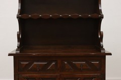 Spanish Vintage Carved Birch Kitchen or Bar Cabinet, Display #56203