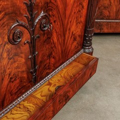 Antique Cupboards Restoration Chestnut Mahogany Marble XIX Century Originals