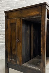 Antique INDUSTRIAL Wooden WORKBENCH CABINET, c. 1920’s