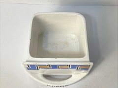 Dutch Delft Koffie Spice Cabinet Labeled Drawer Antique Replacement White/Blue
