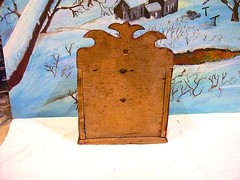 ANTIQUE PRIMITIVE HANDMADE 4 DRAWER WOOD SPICE CABINET RUSTIC FARM KITCHEN DECOR