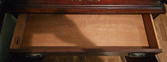 ANTIQUE BASSETT CHINA CABINET
