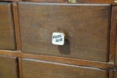 Antique Apothecary Cabinet White Porcelain Knobs vintage spice rack wood drawer